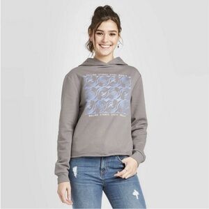 The Rolling Stones Steel Wheels Crop Sweatshirt Size XS